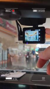 Kenwood DRV-A610W Dashcam 4K พร้อมกล้องหลัง 64GB โปรโมชั่นรับหน้าฝน ติดตั้งง่าย