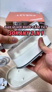 Bàn là hơi nước cầm tay SOKANY SK-11045 công suất 1200W 170ml nước tiết kiệm năng lượng làm mịn mọi vải