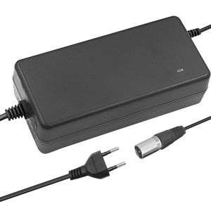 54.6V 2A For Canon Li-Ion Battery Charger XLR 3Pin Connector 3P EU Plug AC100-240V Power Adapters For 48V Lithium Battery Pack