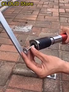 【spots】 Nail gun Manual Steel Nails Gun For Concrete Rivet Tool Steel Rivet Gun Nail Punch Gun Wall Anchor Wire Slotting Device Nail Fast nail sound attenuation processing free nails Cordless nail gun