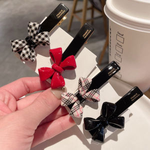 Retro Butterfly Knot Hair Clip Versatile Side Parting Hair Accessories Simple Elegant Childrens Hairpins Girls Hair Decorations