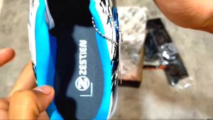 Sepatu Bola Zestien Draak FG Premium White Orange LZZD04