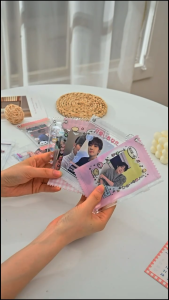 AI-C1302 Gantungan Kunci Foto PVC Card Holder Ziplock / Ziplock Pouch Photocard Transparan Holder