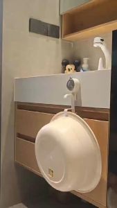 ตะขอแขวน กะละมัง แบบถ้วยดูด ติดแน่น!! ไม่ทิ้งรอย!! ไม่ต้องเจาะผนัง ที่แขวนกะละมัง อ่างซักผ้า