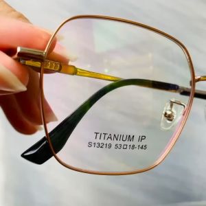 Gọng kính cận S13219 chất liệu titan thời trang mắt kính OURESS nam nữ siêu nhẹ siêu bền