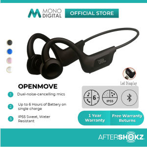 🚚[FREE SHIP]🌟🌟🌟JBL U9 Nirkabel Bone Conduction Earphone BT5.2/IPX55 Low Latency Earphone Konduksi Tulang Asli/TahanKeringat/Penyimpanan8GB/MP3/Peredam Bising/Headset Olahraga Leher dengan Mikrofon  untuk Lari Olahraga Kebugaran