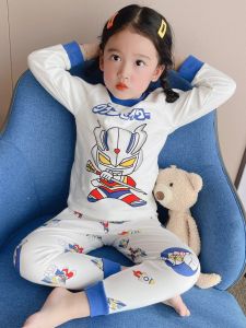 ชุดนอนเด็กผ้าฝ้ายแท้ฤดูใบไม้ผลิและฤดูใบไม้ร่วง ชุดนอนเด็กชาย ชุดนอนเด็กหญิง ชุดนอนเด็กผ้าฝ้ายแท้ ชุดนอนเด็กผ้าฝ้าย ชุดนอนเด็ก