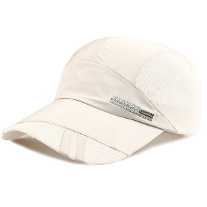 WRELS | Fashion Mesh Summer Caps Quick Drying Lightweight Cycling Tennis Hats Sunshade Breathable Adjustable Outdoor Fishing Caps