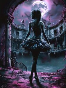 KAYOU | Acrylic Paint By Numbers Dark Girl Painting By Numbers on Canvas Coloring By Number for Adults Paint Digital Art