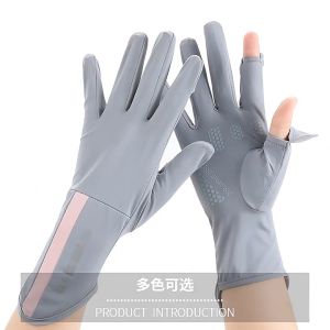 Sarung Tangan UV Tipis Sepeda Bike Glove Full Finger untuk Olahraga Luar Ruangan