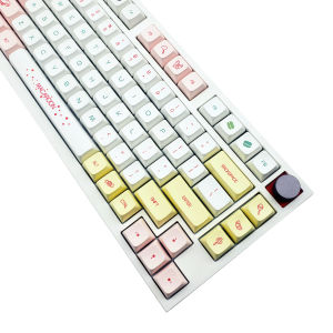ปุ่มคีย์บอร์ดแบบพิมพ์บนพลาสติก PBT สูงจากความร้อน Macaron Theme XDA สำหรับคีย์บอร์ดมีดีไซน์และระบายความร้อนได้ดี