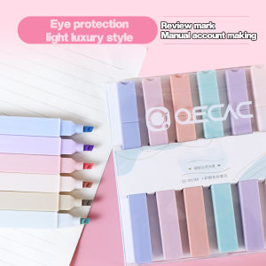Morandi Color Series Soft Tip Highlighter Pens 6 Colors