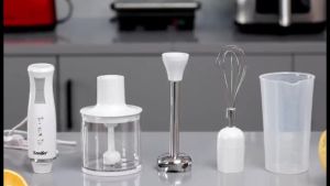 Sonifer Hand Blender Set 3 in 1 (Chopper + Gelas Takar + Pengaduk)