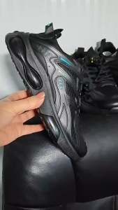 Tambay Original Black Cushioning Running Shoes Summer Breathable Basketball Shoes For Men Soft Sole School Sports Shoes