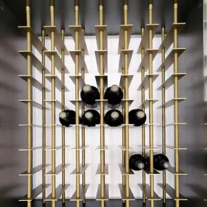 Minimalist Aluminum Wine Rack