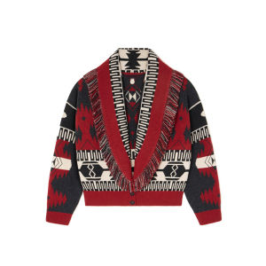 Fashion V-neck Short Tassel Womens Cardigan Single Breasted Casual Fashion Lady 2026 Spring Autumn Streetwear Female Sweater