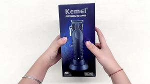 Kemei KM-2296 0mm Hair Cutting Mechine Barber Clippers Rechargeable Rechargable Haircut  Hair Trimmer Hair Clipper for Men