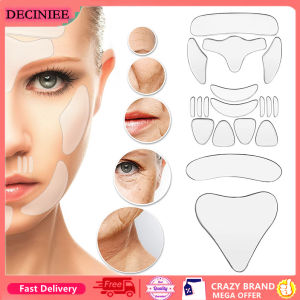 DECINIEE 3-18pcs Reusable Silicone Wrinkle Removal Sticker Face Forehead Neck Eye Sticker Anti Rimpel Pads Face Lifting Skin Care Patch