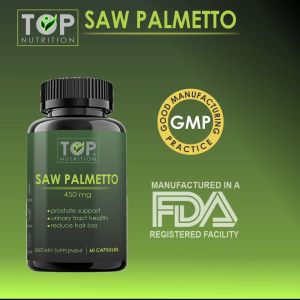TOP SAW PALMETTO Extract 180 Caps White Fine Extract