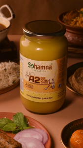 Sohamna Organics A2 Gir Cow Ghee | 300ml | Bilona Hand-Churned | 100% Pure & Authentic