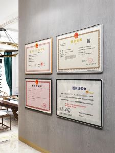 Khung Giấy Phép Kinh Doanh Bộ Bảo Vệ Bản Sao Gốc Khung Giấy Chứng Nhận Đăng Ký Nhãn Hiệu A3a4 Đựng Bằng Khen Treo Tường Trưng Bày