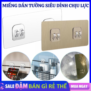 Combo 10 Miếng Dán Tường Dự Phòng Siêu Dính Chịu Lực Tốt - Miếng Dán Thay Thế Kệ Nhà Tắm Tiện Lợi - Miếng Dán Tường Dự Phòng Giá Treo Đồ Đa Năng Siêu Dính - Không Cần Khoan Đục