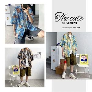 LHSunday เสื้อฮาวายสำหรับผู้ชาย รุ่นนี้ ผ้าดี ลายสวย คลุมกระดูกเป็น สงกรานต์ การใกล้จะถึงสักตัว ราคาถูกนะ ดีต่อสั่ง