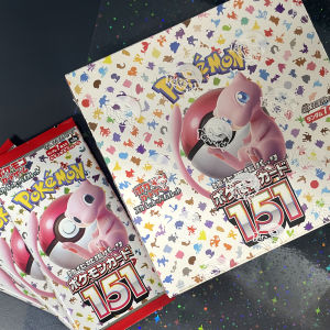 140pcs 151 Classics Expansion Booster Box Pokemon Trade Card Anime Pokemon 20 Bags Japan Version TCG Scarlet Violet Child Toy
