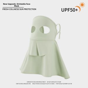 UV Protection Face Mask Thin Full Covering Drink-Friendly