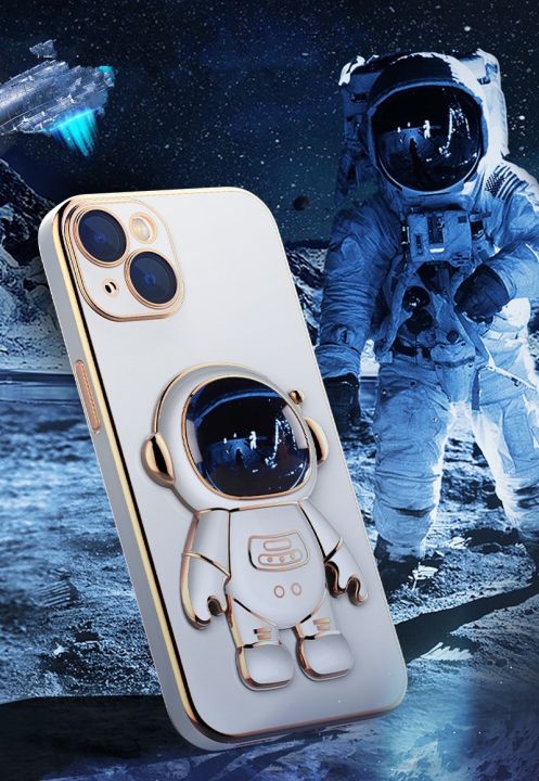 Luxury Astronaut Folding Holder Plated Case For VIVO 1920 VIVO