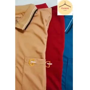 Áo thun lạnh polo nam ngắn tay cổ trụ có túi (Cam kết ảnh thật)