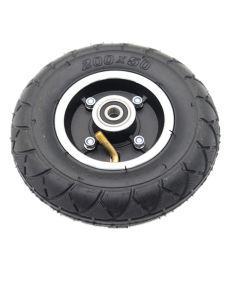 8 Inch Electric Scooter Wheel 200x50 Pneumatic Inner and Outer Tire Aluminum Alloy 10mm Hub with 6200 Bearing