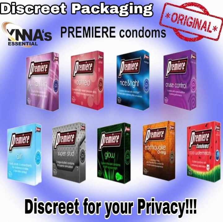 Premiere Condoms (ALL VARIANTS AVAILABLE) DISCREET Lazada PH