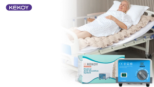 Anti-Decubitus Air Mattress Pad with Adjustable Quiet Pump for Medical Turnover & Bedsores Relief