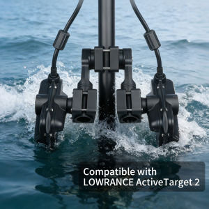 VINmounts Lowrance ActiveTarget Live Sonar Mount Adjustable 360° Boat Transducer Holder
