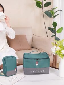 Large capacity household medicine box/portable outdoor epidemic prevention medical bag