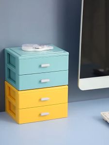 YEYA  Hộp lưu trữ kệ đa năng hộp đựng đồ trang điểm hộp mỹ phẩm Kệ và ngăn kéo hộp lưu trữ bàn Hộp lưu trữ máy tính để bàn ngăn kéo nhỏ loại băng keo văn phòng phẩm vật liệu trang sức hộp lưu trữ nhỏ hộp lưu