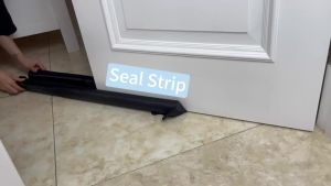 Door Draft Stopper Weather Stripping Adjustable Door Sweeps Draft Stopper for Bottom of Door Gap Block Drafts Easy Install Seal