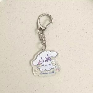 Bandai | New Creative Cartoon Pendant Cute Sitting Acrylic Keychain Keychain Bag Pendant For Girlfriends Birthday Gift