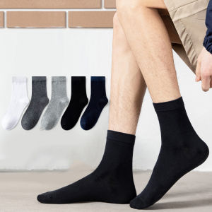 JIFANPAUL | Sweat-Absorbing Breathable Mens Business & Sport Cotton Mid-Calf Socks