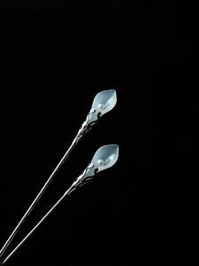 New Chinese Style Simple High-End Horse Foot Lotus Flower Hairpin Traditional National Fashion Alloy Silver Gold Plated Hair Accessories