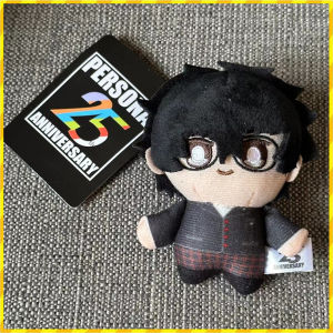 Bandai | 10CM Anime Yuuki Makoto Aegis Shiomi Kotone Gorou Akechi Joker Shiomi Kotone Cosplay Anime Plushie Pendant Kids Christmas Gifts