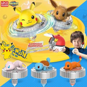 LDCX | Magic Pikachu Charmander Spin Battle Toy Top