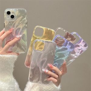 Rixuan Nauxir เคส Oppo A38 A60 A18 A16 A54 A78 A58 A17 Oppo A17k A55 A12 A3s A57 A5s A1k A53 A15 A7เคสแข็ง A92 A74 A16K A31 A77s F9 A52เลเซอร์ไล่ระดับสีแบบเรียบง่าย2020ขนนก