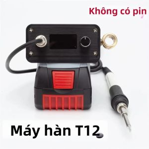 Trạm Hàn Không Dây T12 Dành Cho Máy Hàn Pin Lithium Bosch 18V Dụng Cụ Sửa Chữa Điện Tử Kỹ Thuật Số DIY (không Bao Gồm Pin)