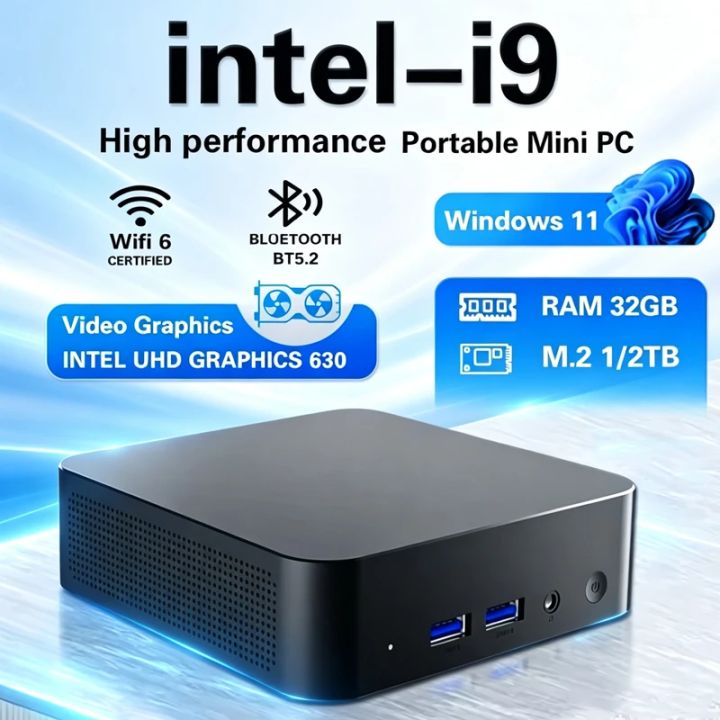 2026 Intel Core I9 10980HK Mini PC Computer Windows 11 Pro 32GB RAM 1TB ...