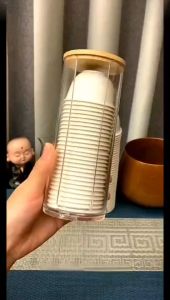 Disposable Kung Fu Tea Cup Small Thickened Hard Rice Husk Household And Commercial Office Cup With Storage Cup Holder