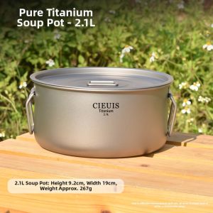 CIEUIS | Portable Camping Cookware Set