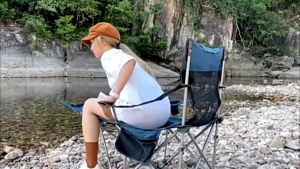 Dual Purpose Outdoor Folding Chair Portable Nap Lunch Break Fishing Camp Chairs Folding Lightweight Folding Bed