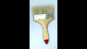 Paint Brush Bristles High Quality Decorative brush Wooden Bristle Hair Oil Acrylic Painting Flat Graffiti Brushes